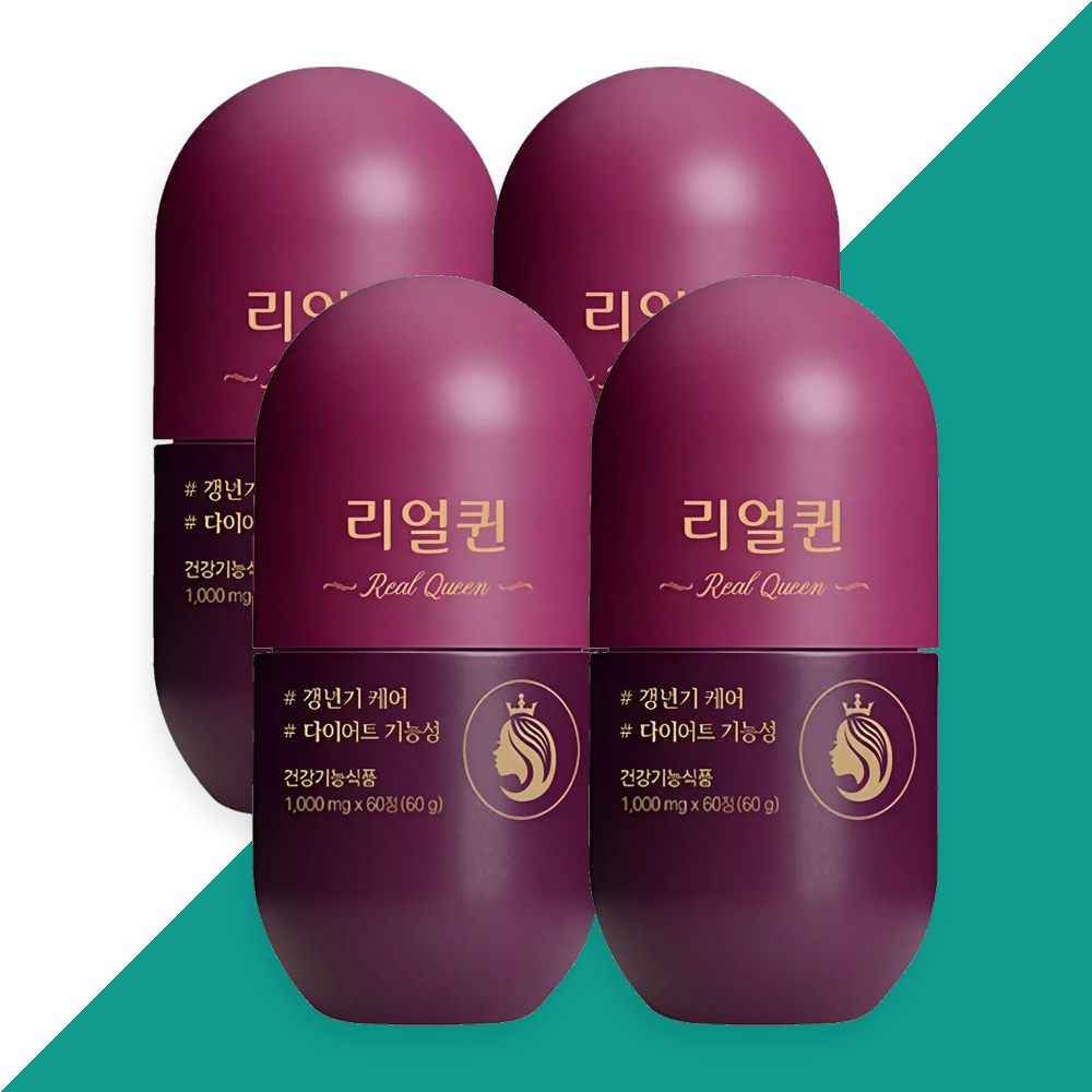 GRN 리얼퀸 1000mg x 60정 4개