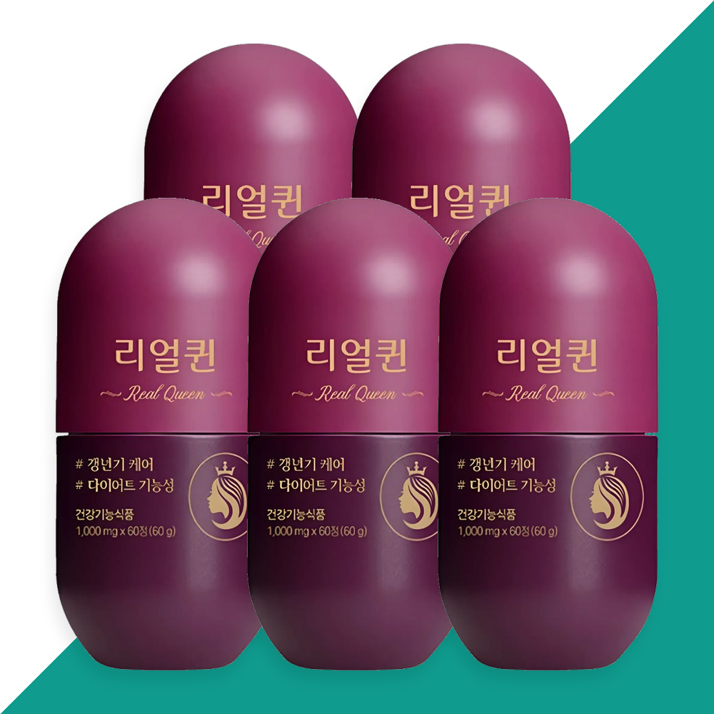 GRN 리얼퀸 1000mg x 60정 5개