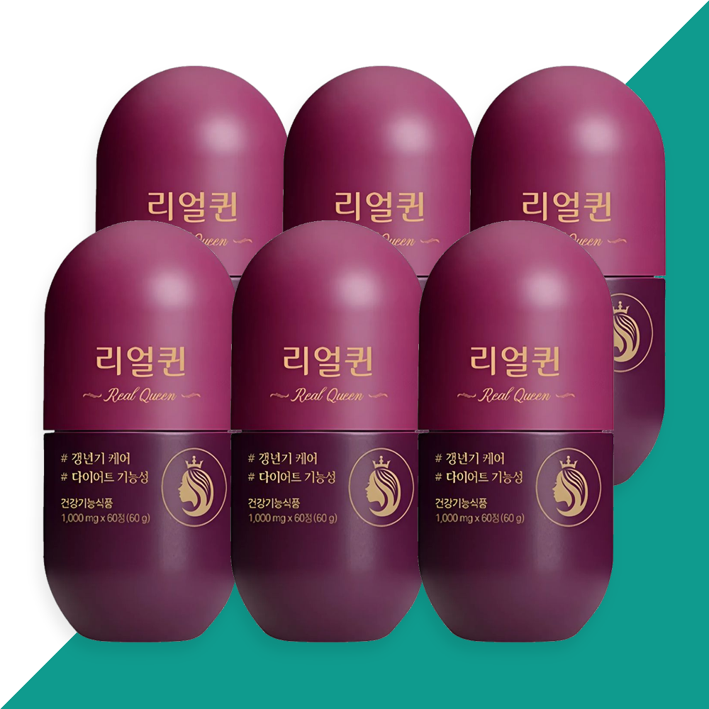 GRN 리얼퀸 1000mg x 60정 6개
