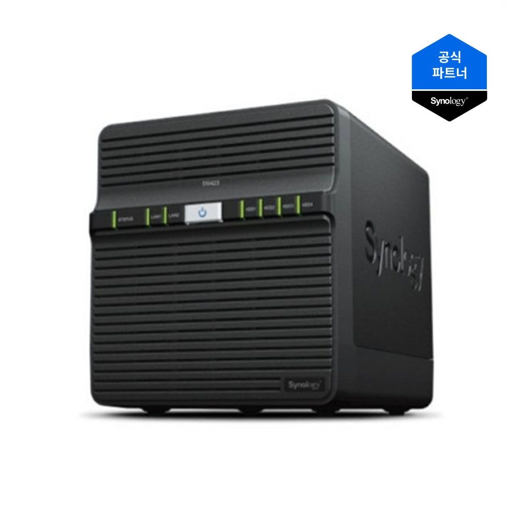 [오늘출발] 시놀로지 DS423 [40TB] 10TBX4EA 도시바 NAS HDD (초기 및 모든설정 무료원격지원) 우체국택배