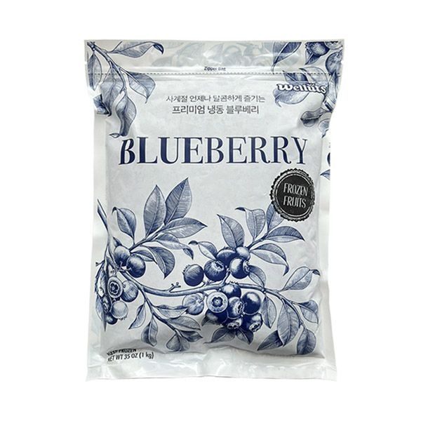 [온누리7%혜택][웰루츠] 프리미엄 블루베리 1kg2ea [냉동]