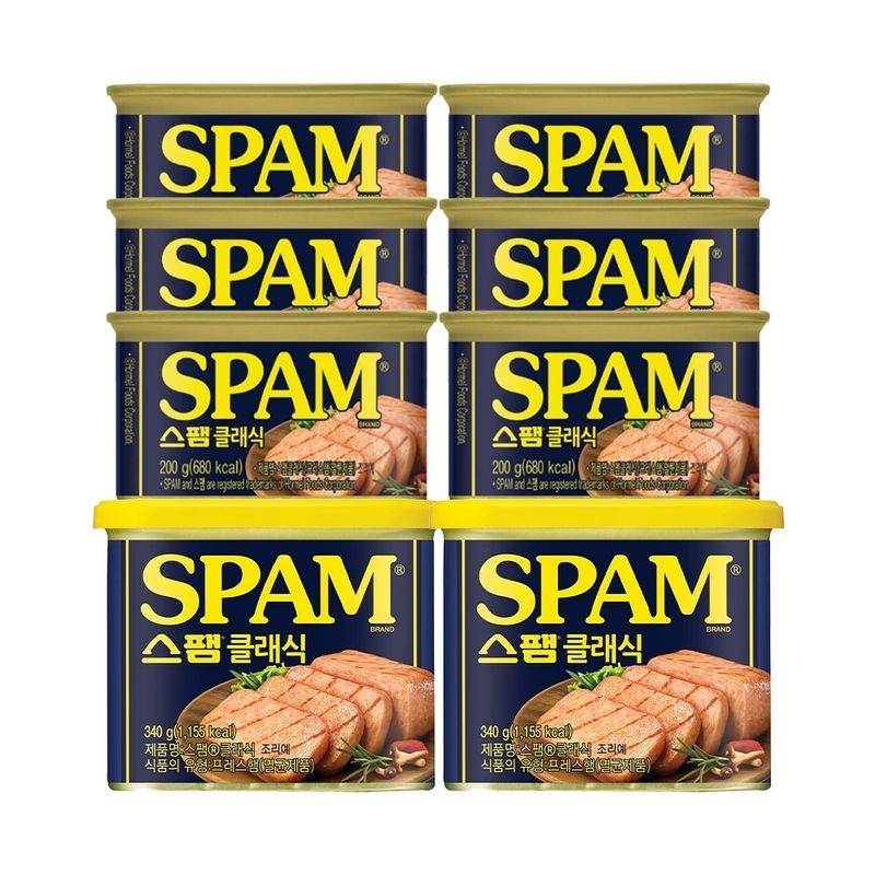 CJ제일제당 [CJ]스팸클래식 200g x6캔 + 340g x2캔