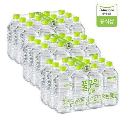 [하프클럽]풀무원샘물 무라벨 생수 1L X 36병