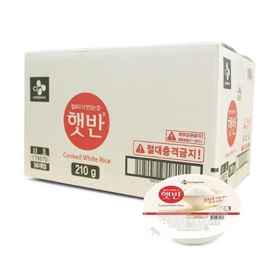 CJ 햇반 둥근햇반 210g 36개 (25426320)