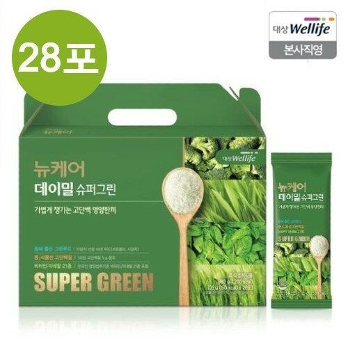 [대상웰라이프]뉴케어 데이밀 슈퍼그린 1박스(총28포)
