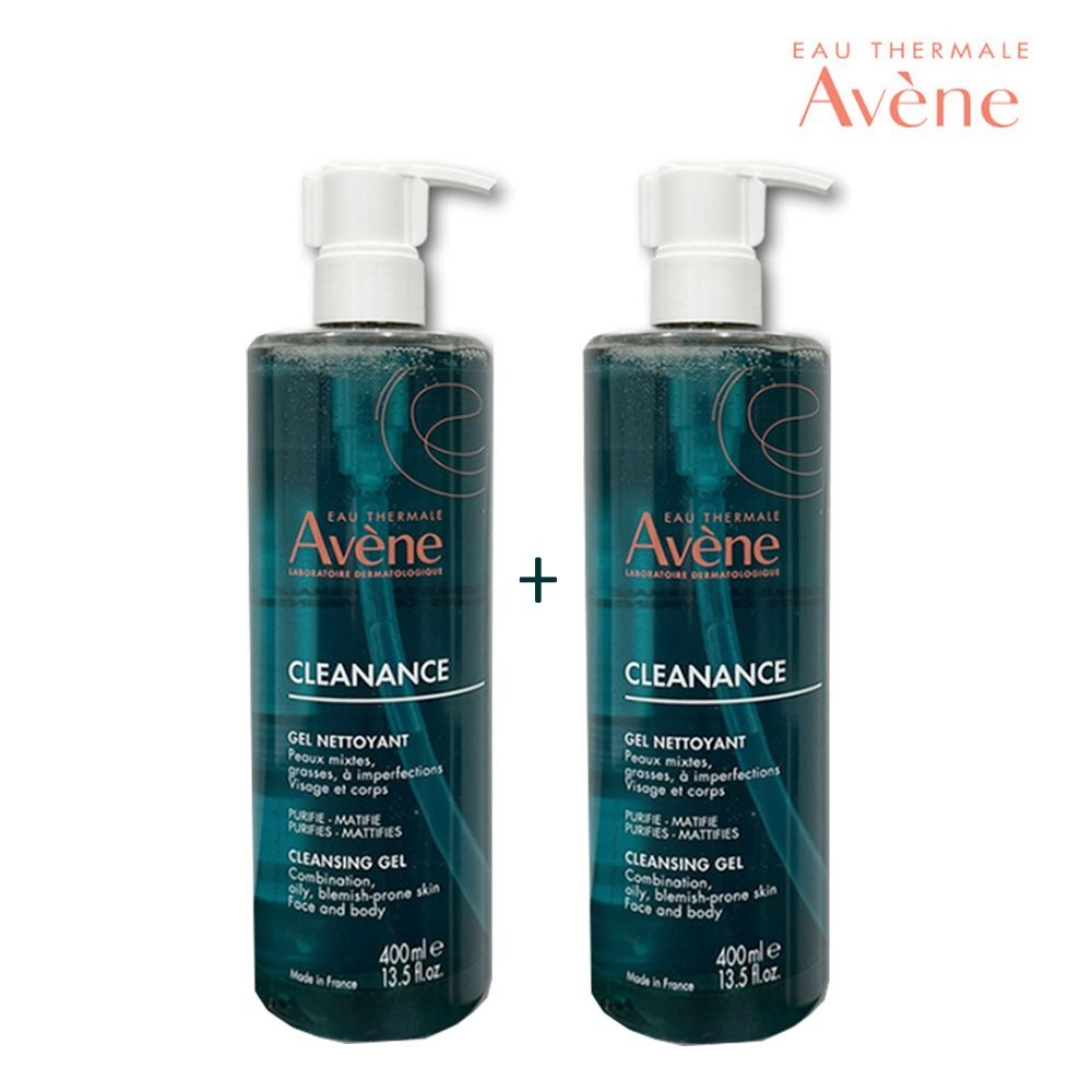 아벤느 클리낭스 클렌징 젤 400ml+400ml/저자극클렌저