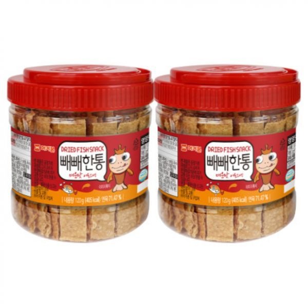 [머거본] 빼빼한통(매운맛) 120g x 2통