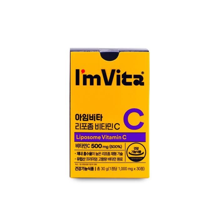 [종근당건강] 종근당건강 아임비타 리포좀 비타민C 1000mg x 30정 X 1박스 I