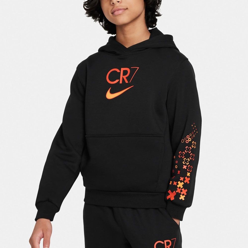 나이키 나이키 키즈 CR7 클럽 플리스 방한 후드티 블랙