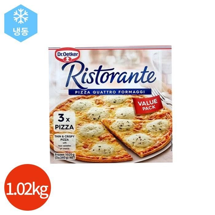 이마트 리스토란테 콰트로 치즈피자 340g x 3개