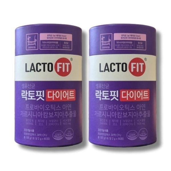 종근당건강 락토핏 다이어트 2g 60포 2통 /wb