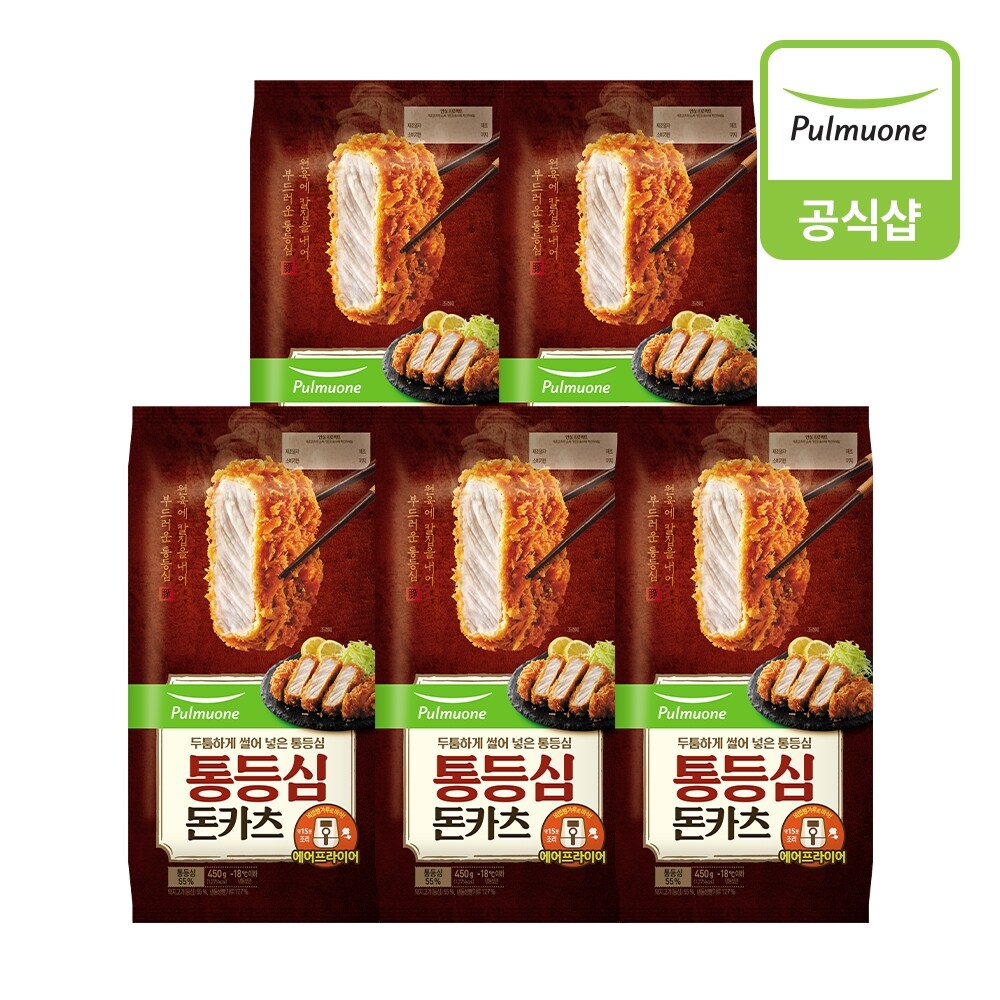 풀무원 통등심돈카츠 450g 5개