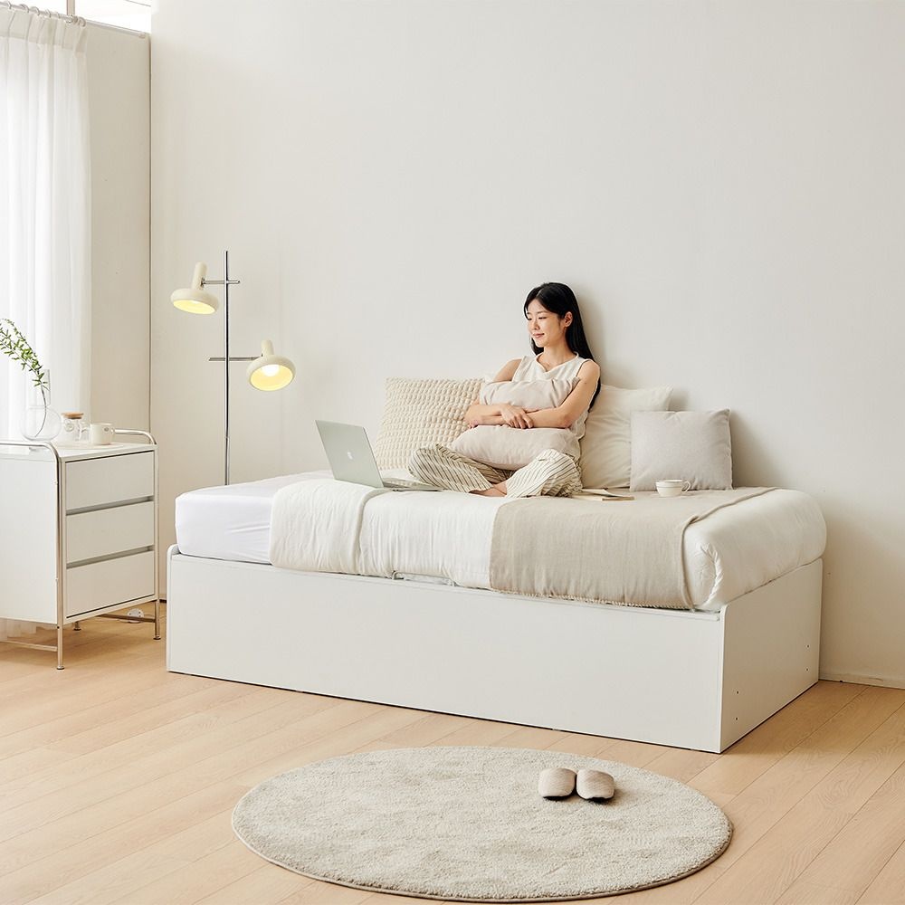 (현대Hmall) 동서가구 마시룸 무헤드 리프트업 벙커침대 SS+민케미컬매트 SS DF927915