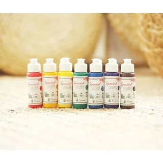 피오피스토리 스텐실물감 레인보우 스페셜컬러 7색세트50ml