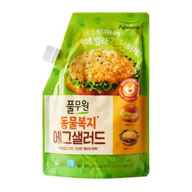풀무원식품 동물복지 에그샐러드 800g 아침식사 간편조리 건강식 샌드위치용 브런치 도시락