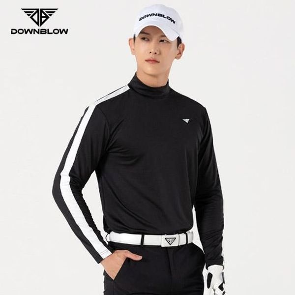 [하프클럽]블로우DBFWLB6005M남자골프반폴라티숙 편안한 골프 dowNEWlow 긴팔 속건성 골프클럽 탄성 볼 데일리 남