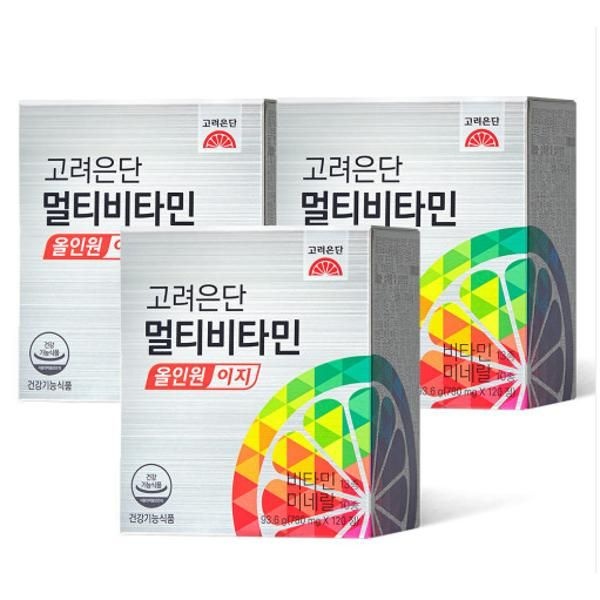 | 고려은단 | 멀티비타민 올인원 이지 종합비타민  120정 X 3개 (6개월분)