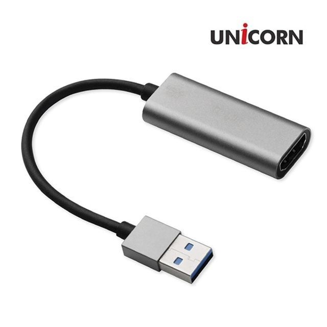 영상캡쳐보드 유니콘 4K USB 3.0 카드 스트리밍 방송용 편집 녹화 장비 USB보드
