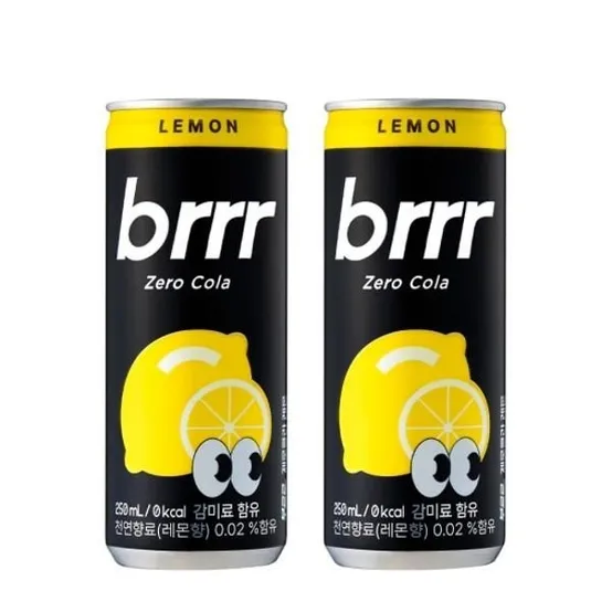 부르르 제로콜라 레몬 250ml X 30캔