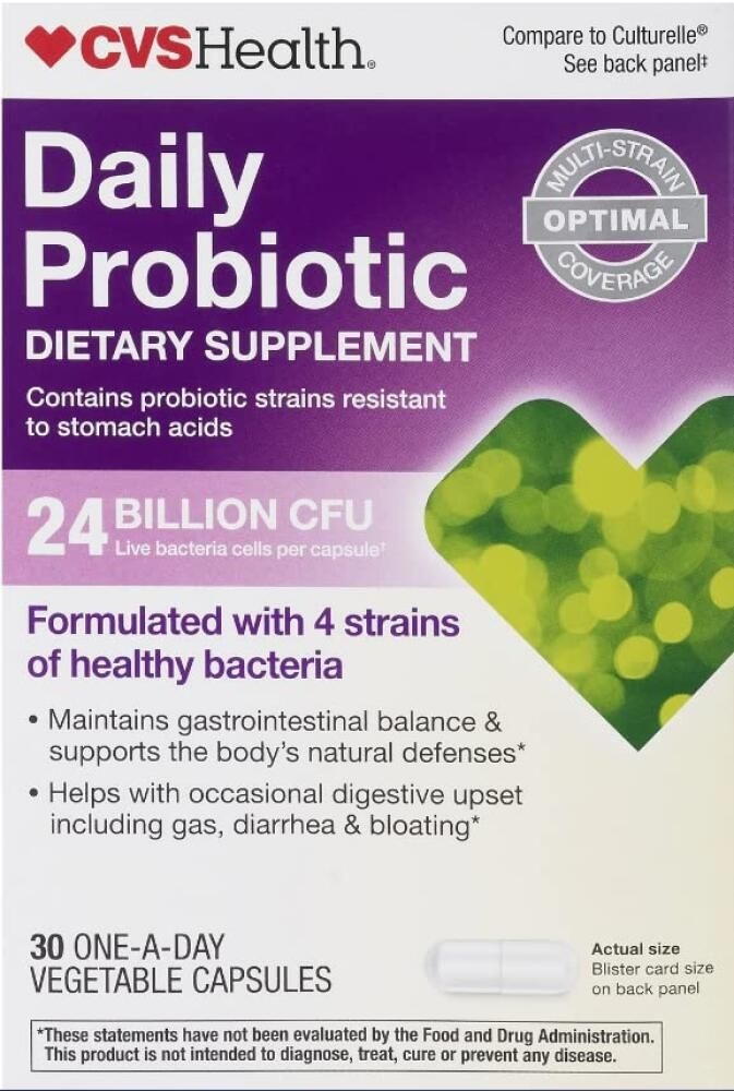 Cvs Health Maximum Strength 프로바이오틱 식이 보충제 [호환]