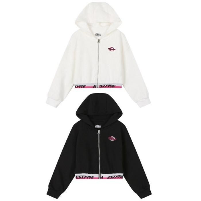 NBA KIDS sh06 여아 밴딩 크롭 후드집업 (K241TP610P SET) K241TJ610P