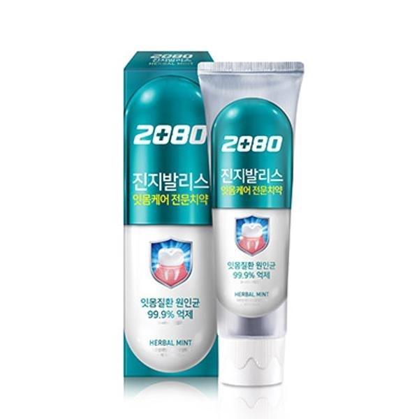 [오늘출발] 오피스디포 2080 진지발리스 K 치약 120g 허벌민트