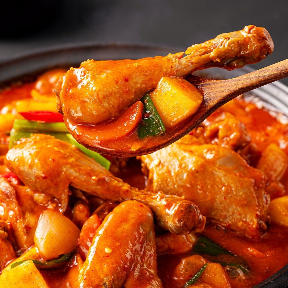 [롯데온]간편 매콤 국내산 닭볶음 1kg+1kg(14,500원/무배)