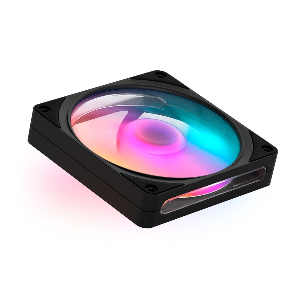 NZXT 컴퓨터 RGB 쿨링팬 고성능 저소음 열 해소 블랙 120mm 1P