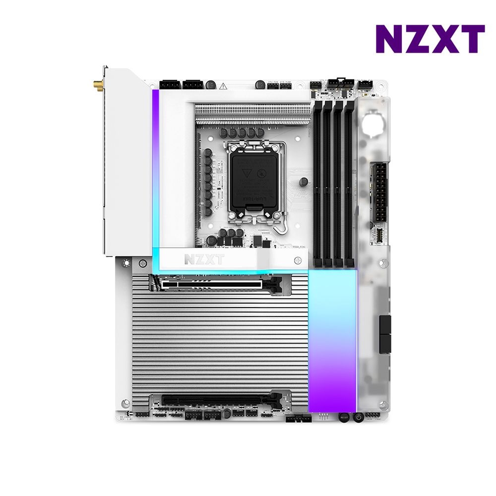 NZXT NZXT 게이밍 메인보드 인텔 칩셋 CPU용 전문가용 화이트 1P