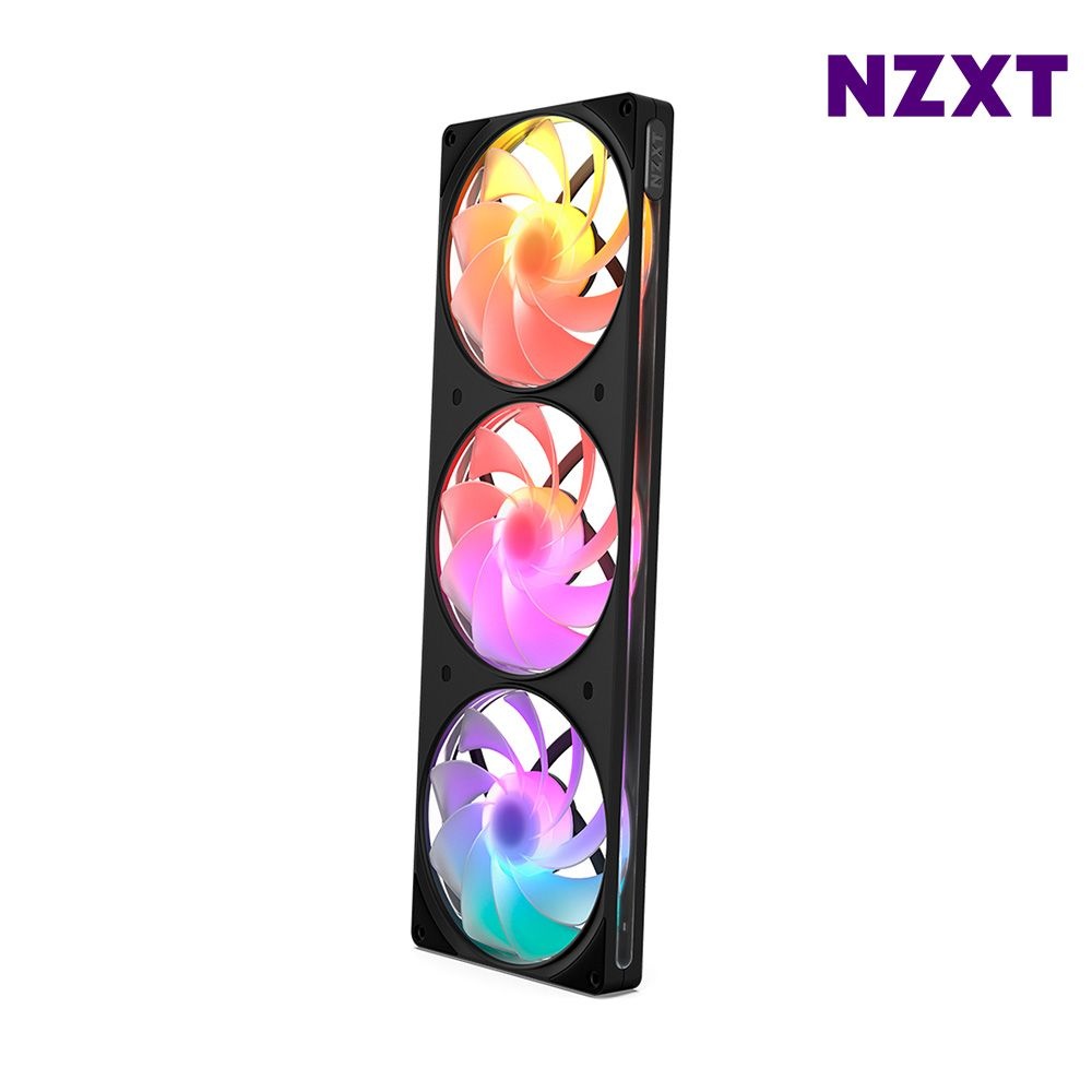NZXT 블랙 RGB팬 일체형 리버스팬 컴퓨터 냉각 쿨러 가정용 1P