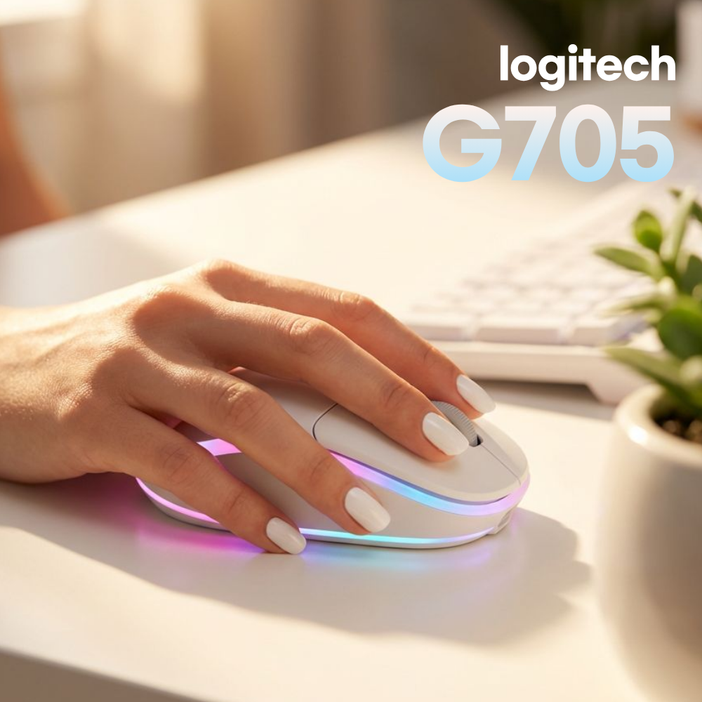 로지텍 G705 무선 게이밍마우스 LIGHTSPEED / 병행수입정품/ 박스패키지