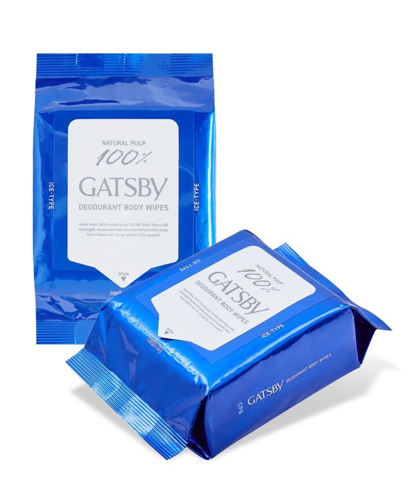 GATSBY 아이스 데오도란트 바디 샤워 페이퍼 시트러스 대용량 30매 2개 4127344