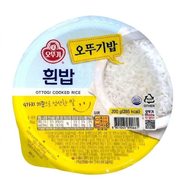오뚜기밥 흰밥 200g 36개 (없음)
