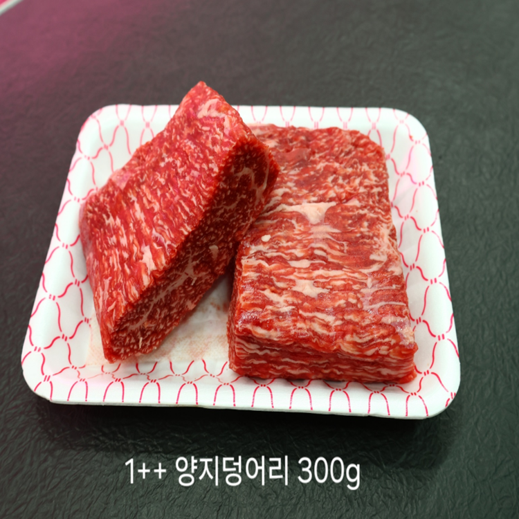 [롯데온] 1++등급 한우양지덩어리 300g+300g (26,600원/무료)