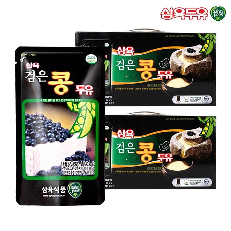[오늘출발] 삼육두유 검은콩 파우치 190ml 40팩