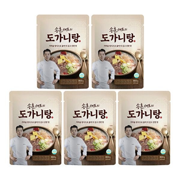 [셰프 송훈]송훈셰프의 도가니탕800g x 5팩(4kg)