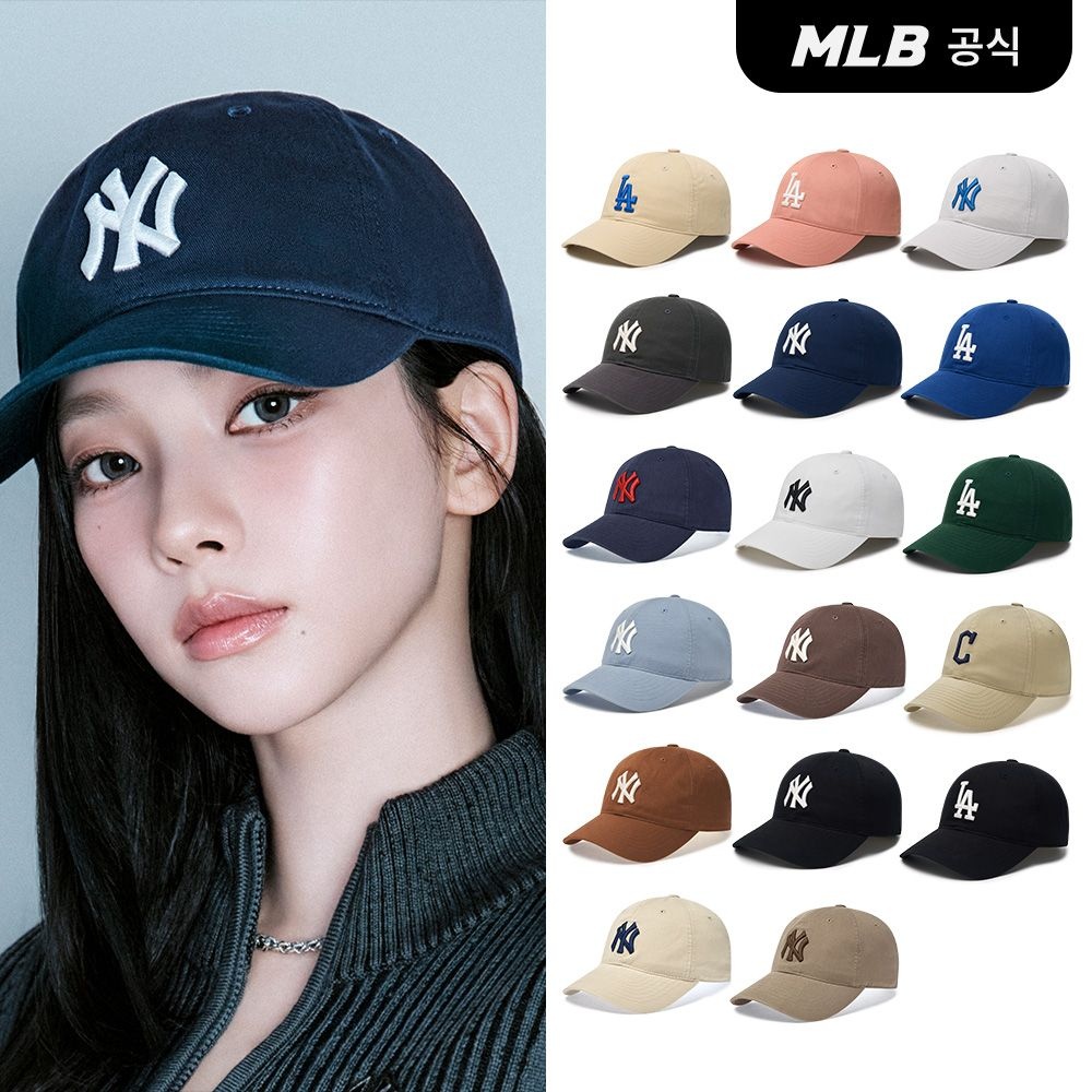 [카리나PICK][공식] 공용 에이스 언스트럭쳐 볼캡 (17 COLOR) 3ACP6601N