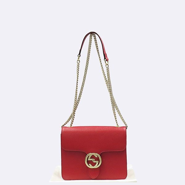 GUCCI 구찌 [중고] 구찌 고이비토 중고명품 - 구찌 인터로킹 체인 숄더백  - 60170wp