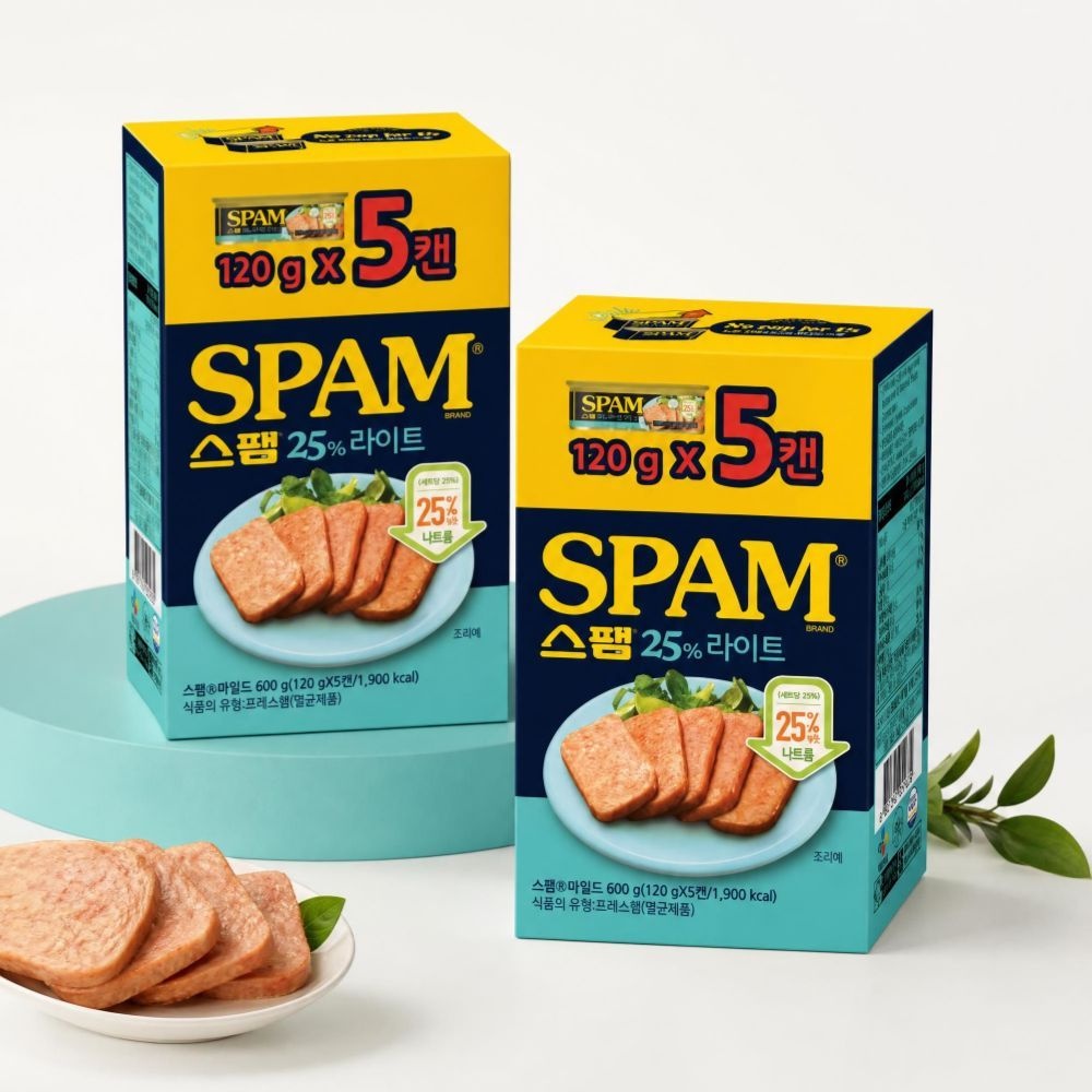 스팸 라이트 120g 10개 나트륨적은 맛있는 밥반찬 안주레시피