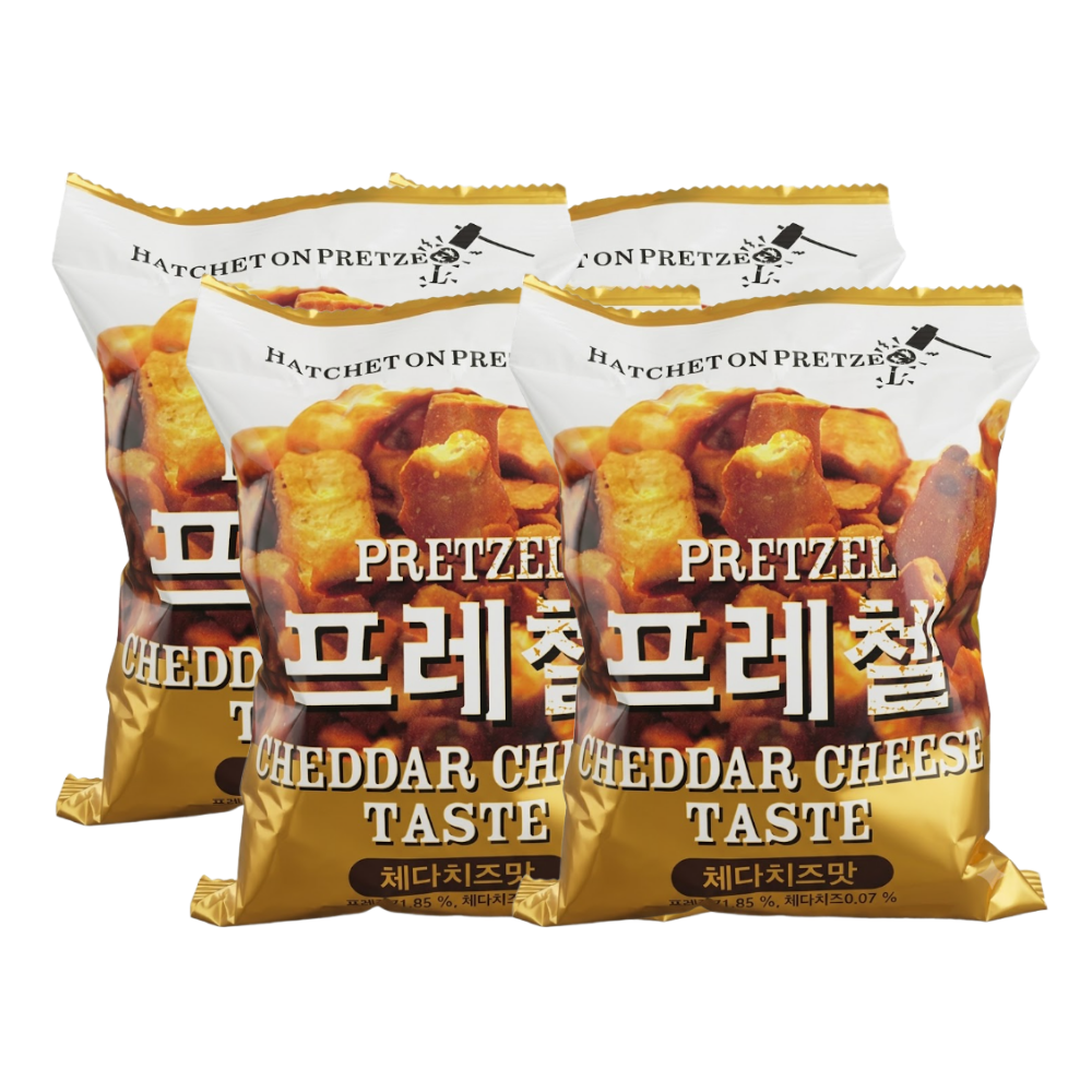 위너스 롯데리아 위너스 프리첼 체다치즈 85g x 4개