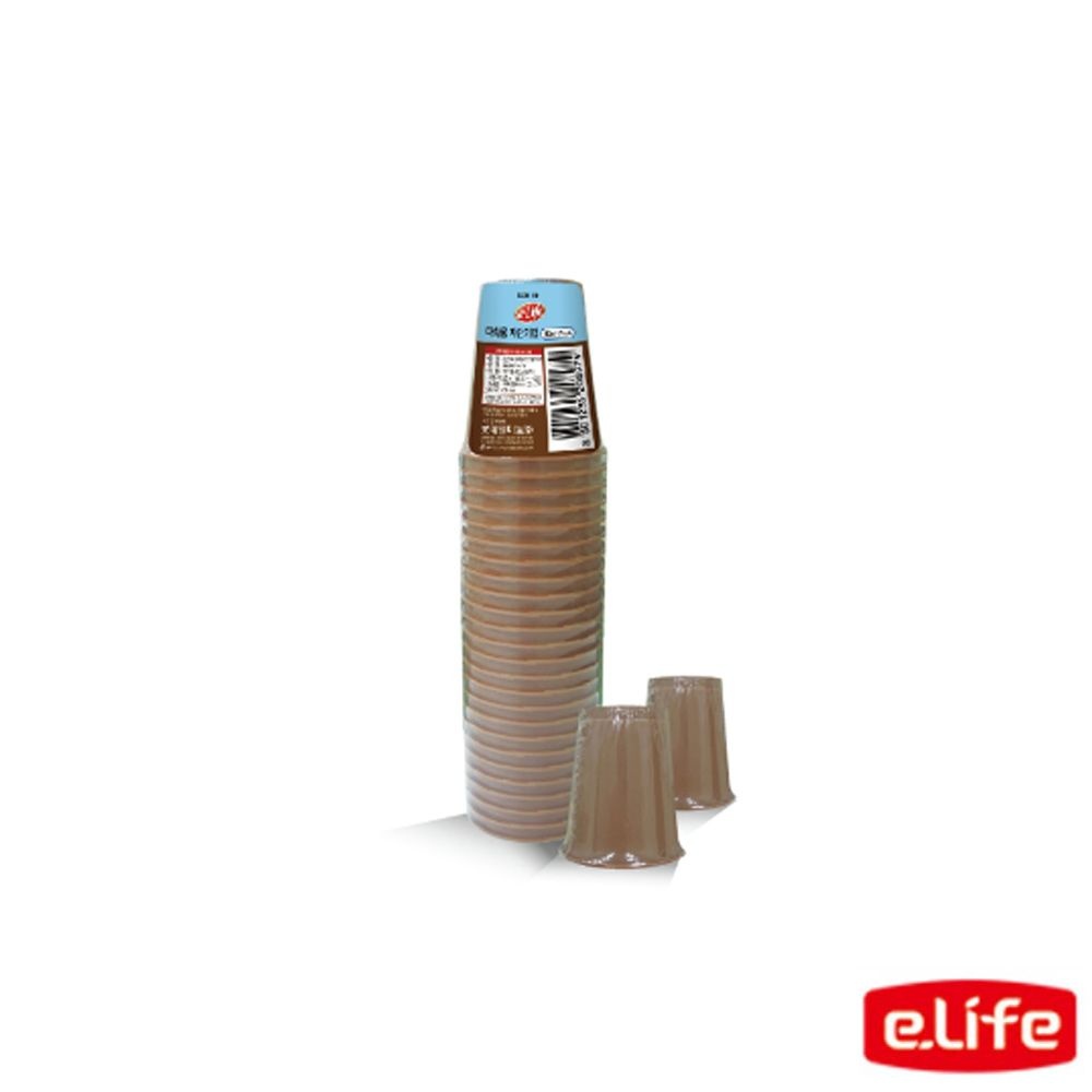 롯데이라이프 롯데 이라이프 자판기컵 커피색 190ml 25p