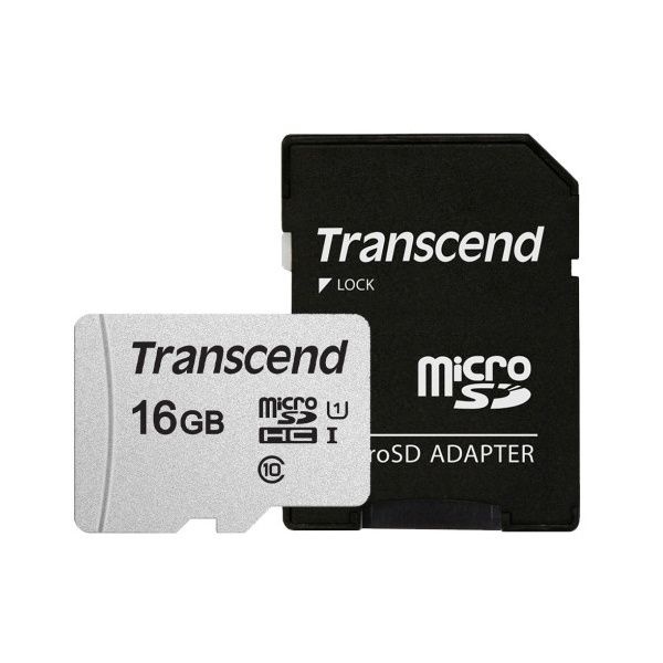 Transcend microSDHC 300S-A 16GB 4090663