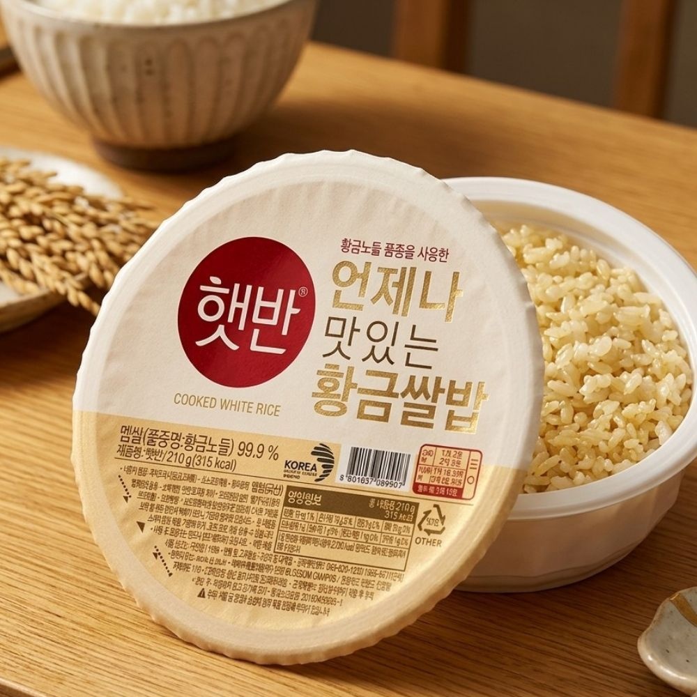 CJ 언제나 맛있는 황금쌀밥 햇반 백미 210g 36개