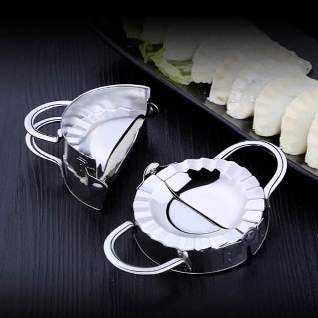 WG366 OEM 스텐 손만두기계 9.5cm 수제틀 피커터 겸용 성형 제조기 가정용 주방도구 만들기 성형기