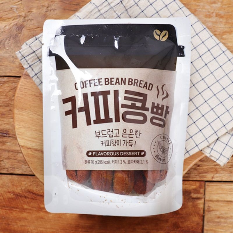 만쥬데이 [만쥬데이] 커피콩빵 70g x 10봉 (총700g)