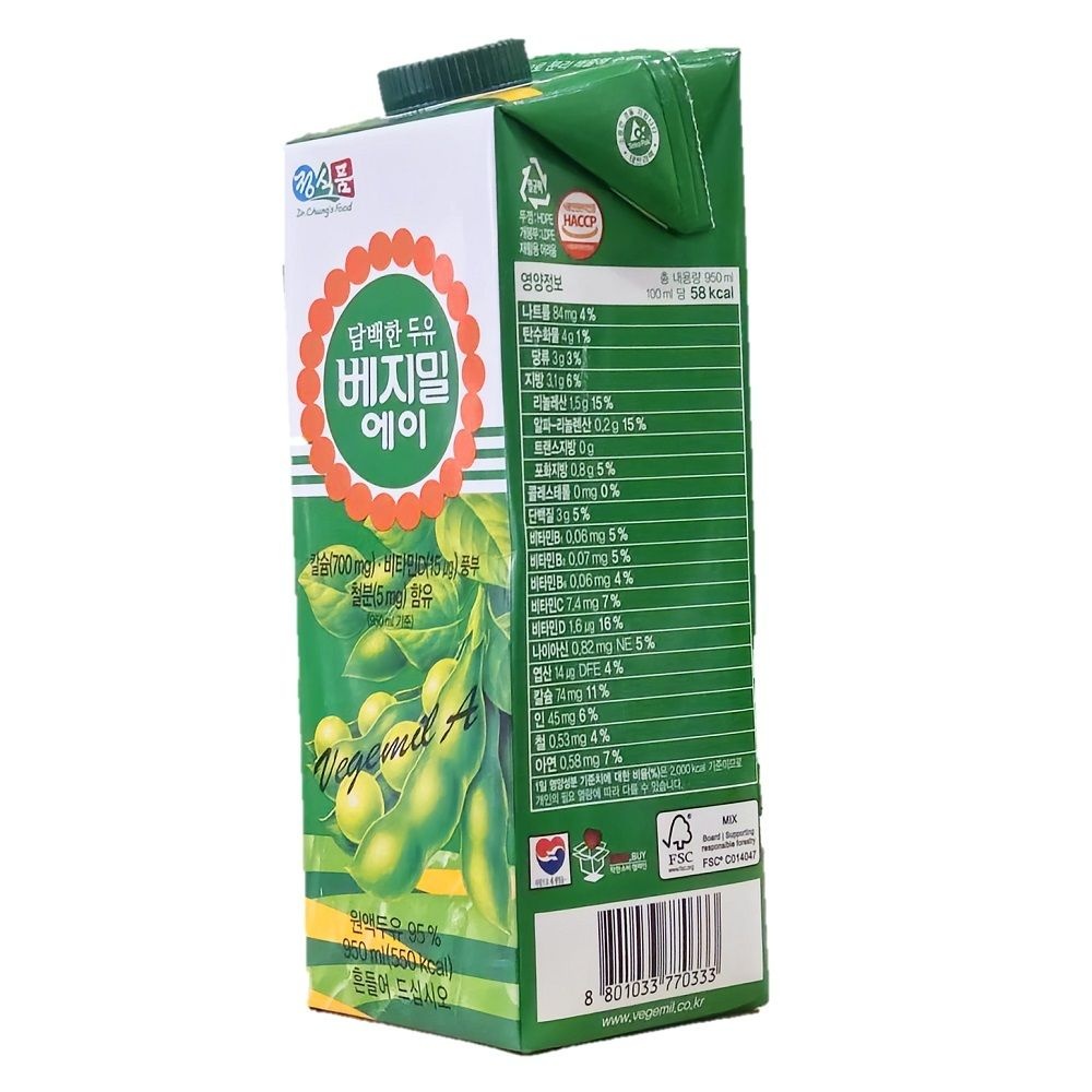 담백한 베지밀A(에이) 두유 950ml x 12팩