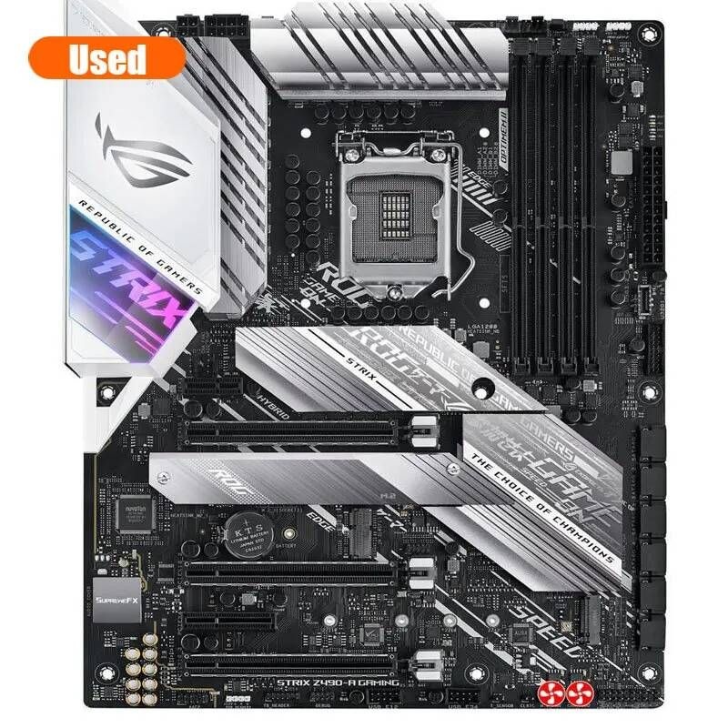 UnKnown [해외] 마더보드 메인보드 ASUS ROG STRIX Z490-A GAMING LGA 1200 (인텔 10th Gen) Z490 SATA 6 Gb/s ATX 인텔