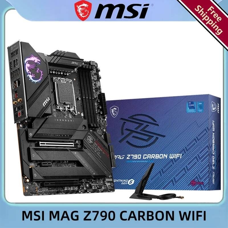 [해외] 마더보드 메인보드 MSI-MPG Z790 카본 와이파이 LGA 1700 인텔 PC 게임 무료 배송