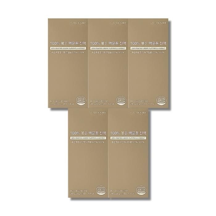 [보리담다] 뉴트리코어 100% 볶은 맥문동 진액 20g x 14포 5박스