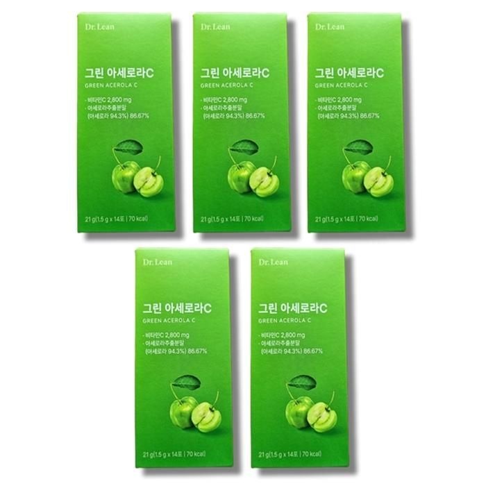 닥터린 그린 아세로라C 1.5g x 14포 5박스